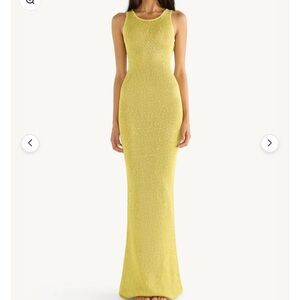 Asta Resort Natalia Dress - Chartreuse Sequin